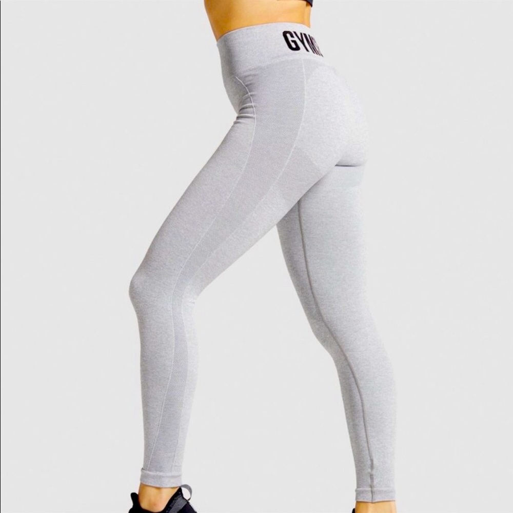 Gymshark flex size small light grey - high waisted